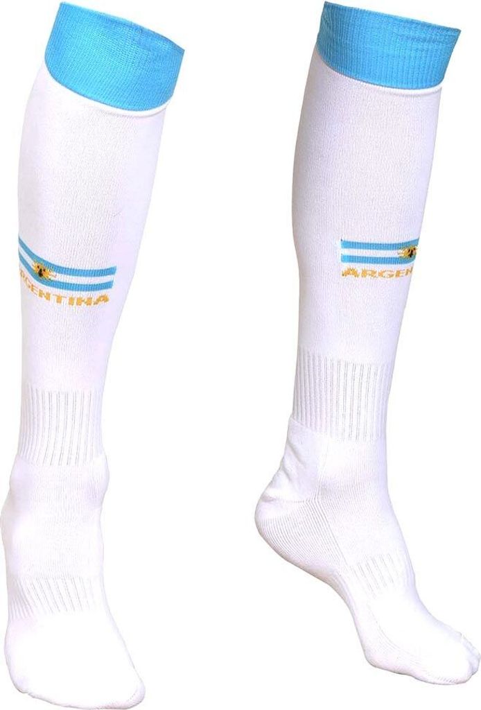 Argentinien Fußballsocken Heim - Kinder und Erwachsene - 26-30 XXS