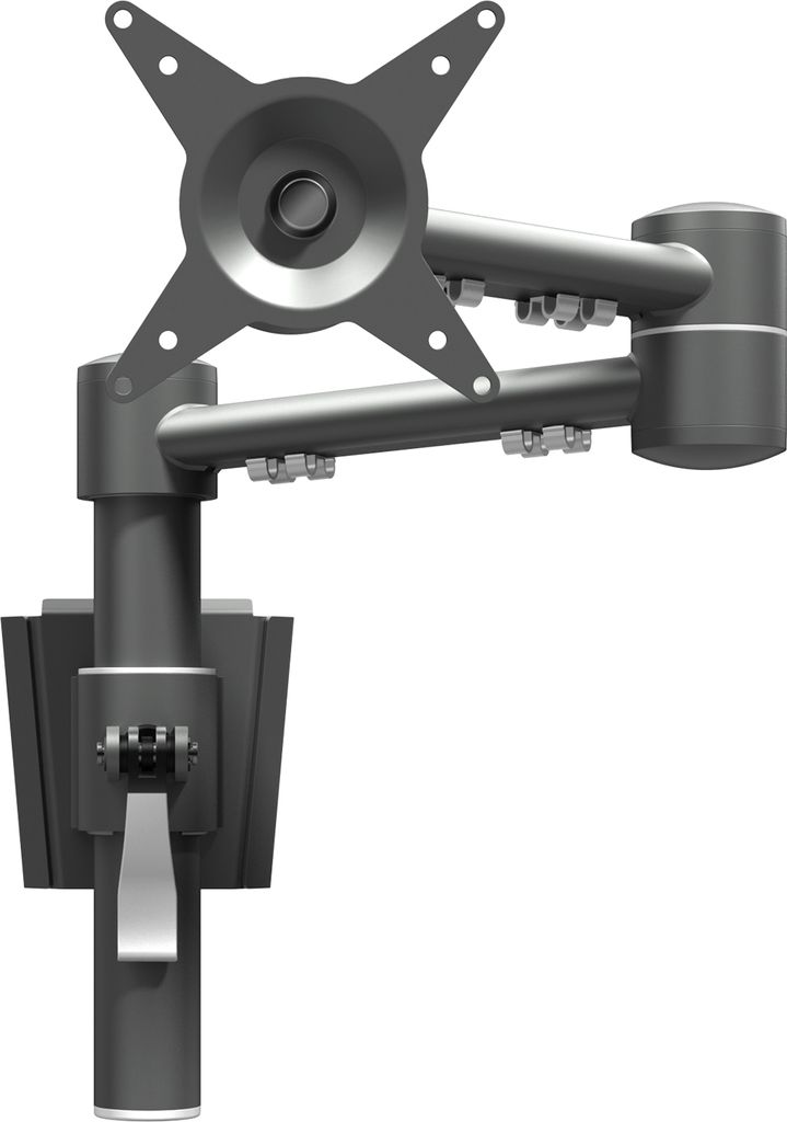Dataflex Viewmate, Silber, 75 x 75,100 x 100 mm, 0 - 155 mm, -90 - 90°, Stahl