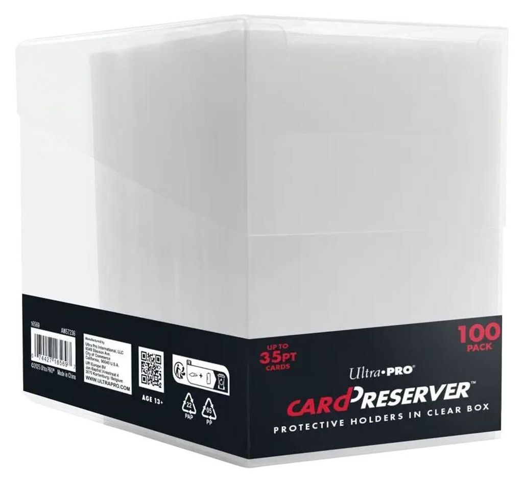 Ultra Pro: Card Preserver in Clear Box 100ct