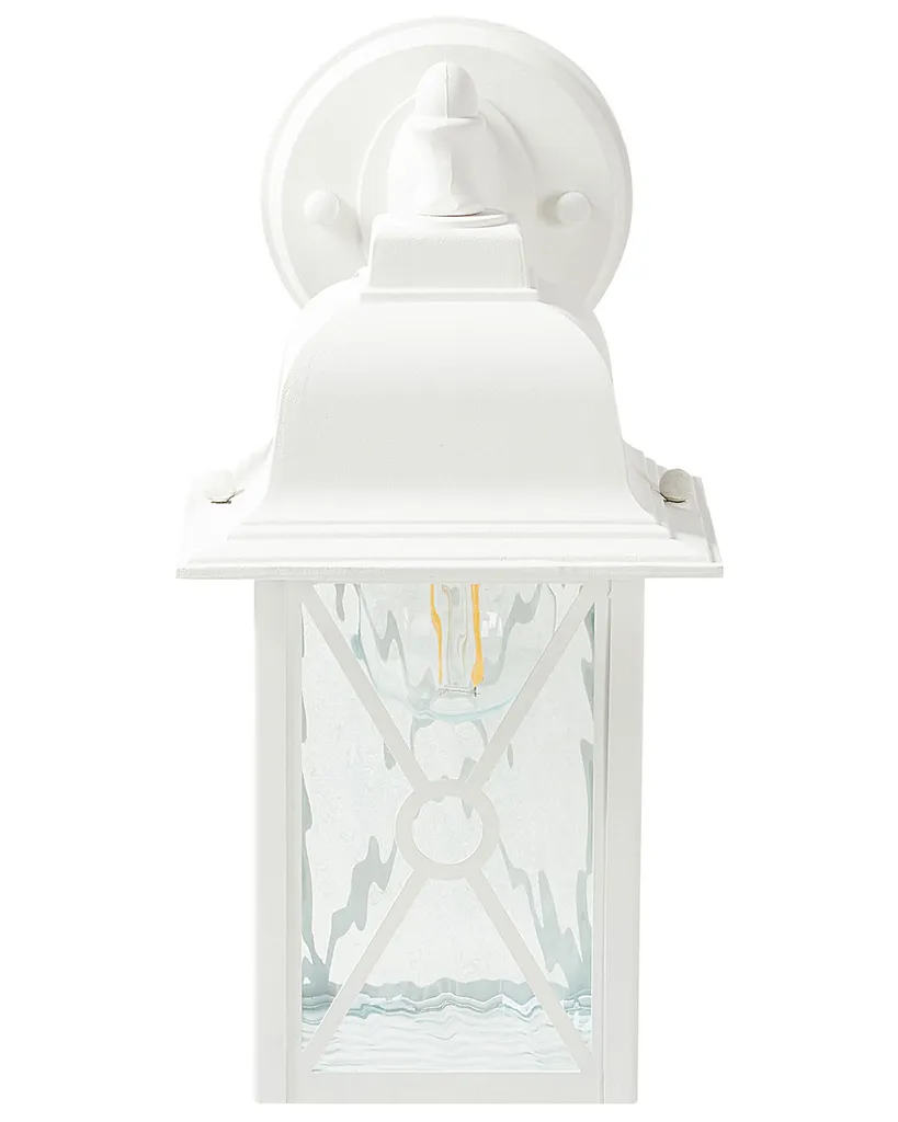 Luminaire Extérieur Mural Traditionnel en Métal Noir pour Terrasse