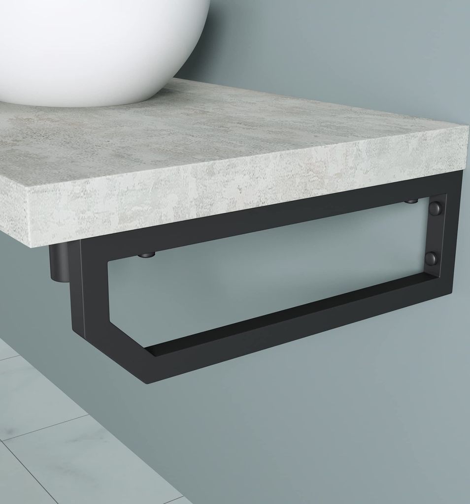 doporro 48x2.5x15 cm rostfreie Edelstahl Wandkonsole Produktbild 4