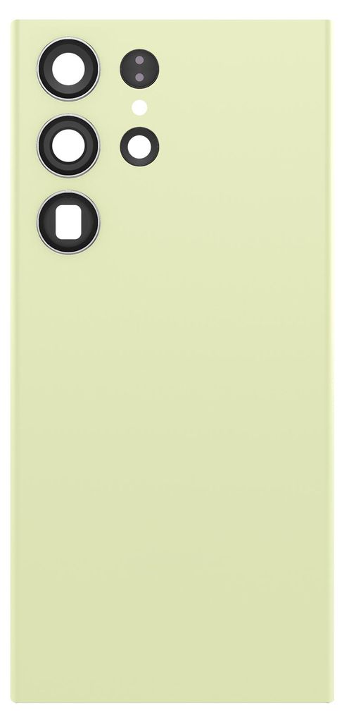 Clappio, Ersatz-Akkudeckel für Galaxy S23 Ultra mit integriertem Klebstoff, Blassgrün