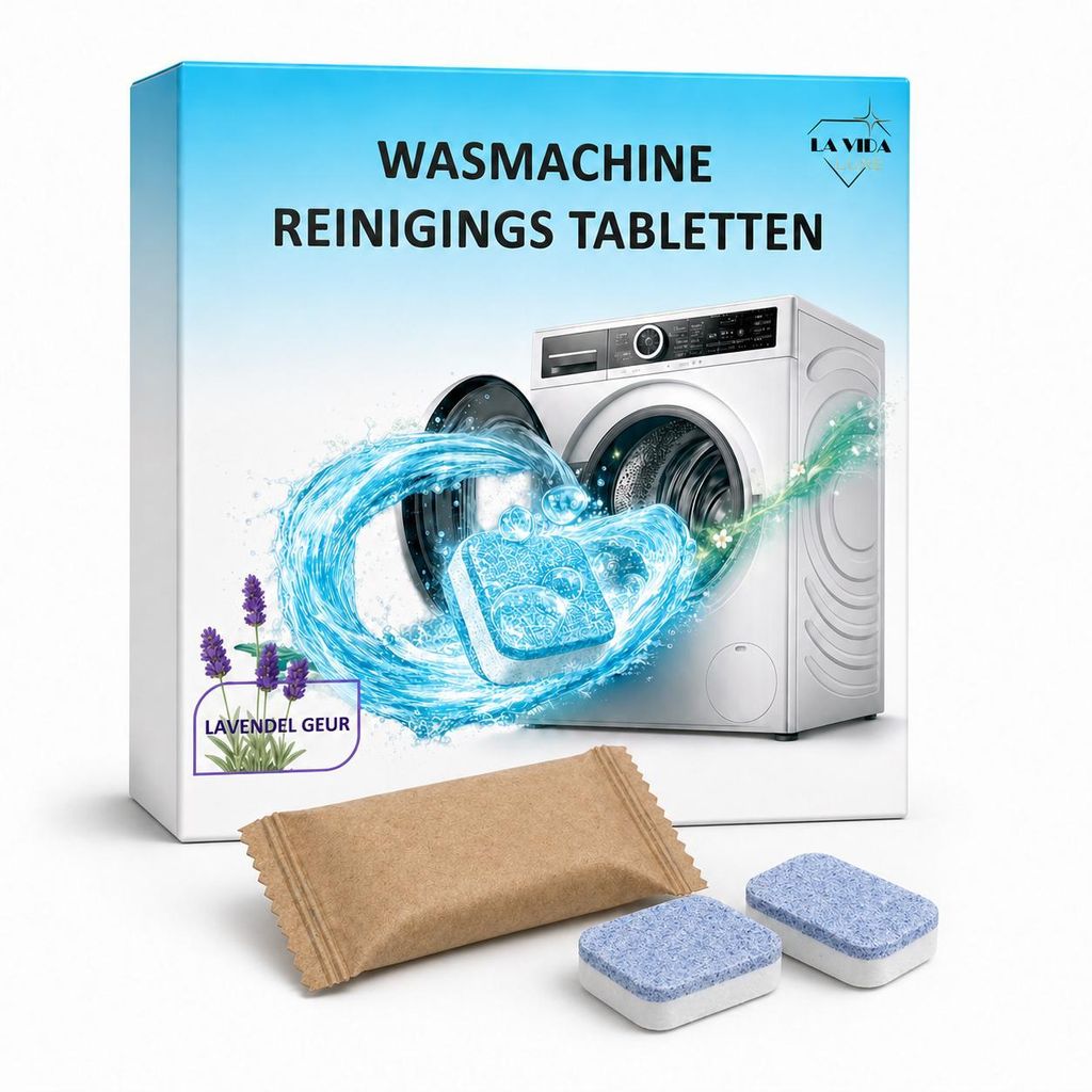 Waschmaschinenreiniger-Tabletten – 24 Stück – Lavendelduft Produktbild 