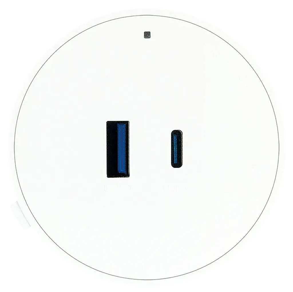 Libérez vos Prises : Adaptateur USB pour Rail Électrique 20W Blanc