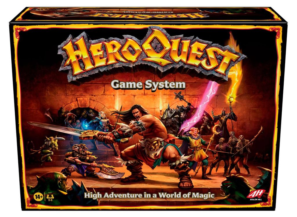 Hasbro Gaming Avalon Hill System gry HeroQuest, 14 lat(a) Zdjęcie produktu 