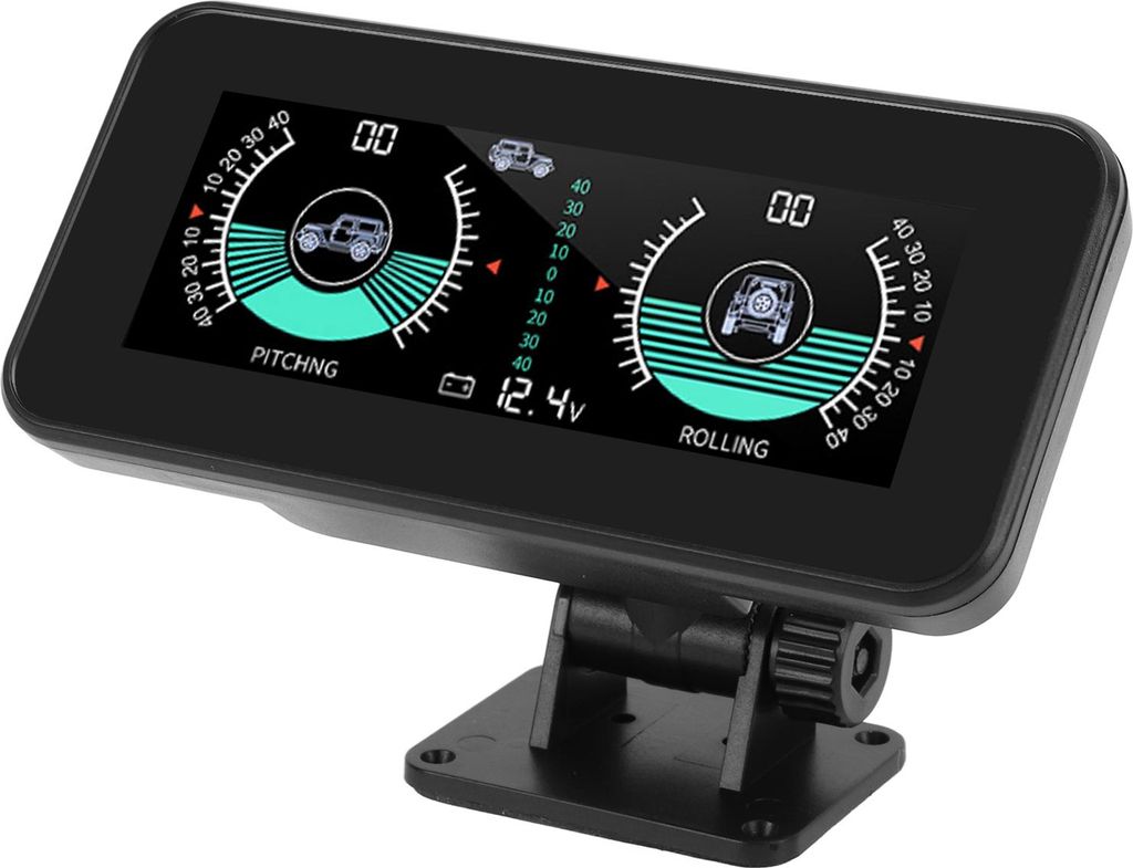 Universal intelligentes Auto Neigungsmesser Tilt Gauge Hochauflösende HUD Digitalwinkel -Steigung Messgerät für Automobile