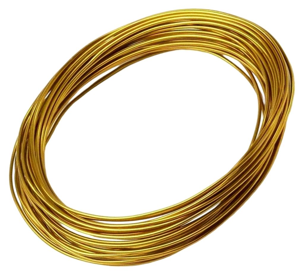 Aluminiumdraht zum Basteln, Aluminium Basteldraht für Schmuckherstellung - Bastelzubehör für Kunst, Floristik, Bonsai, Perlen, Halsketten und Ar...