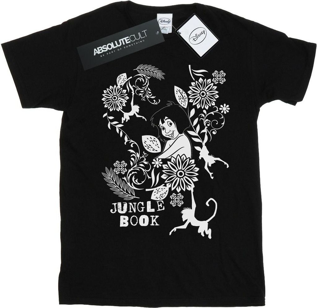 Disney - "The Jungle Book Tale" T-Shirt für Damen BI28327 (S) (Schwarz)
