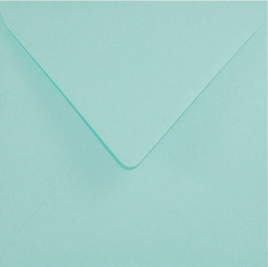 Quadratische Briefumschläge blau pastell 120g/m2 K4 Shan 10 Stück