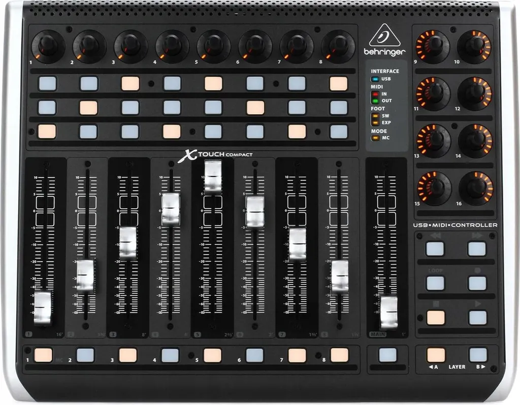 Behringer X-Touch Compact : Contrôleur pour DAW et Instruments Virtuels - 6