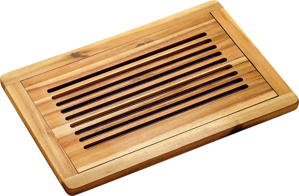 KESPER Snijplank, broodplank met kruimelbak en afneembaar Productafbeelding 