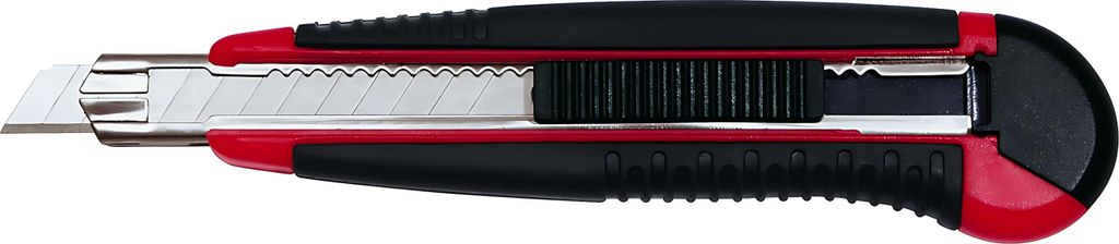 WEDO Profi Cutter Auto Load Klinge: 9 mm schwarz / rot