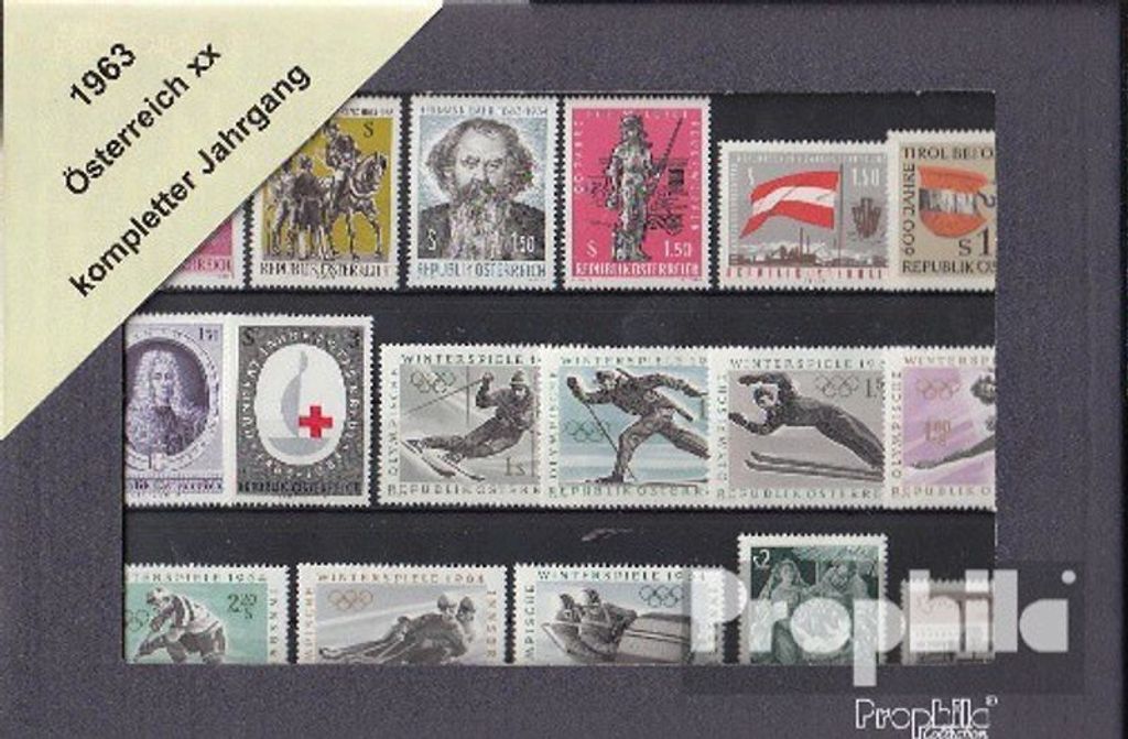 Briefmarken Österreich 1963 1963 postfrisch