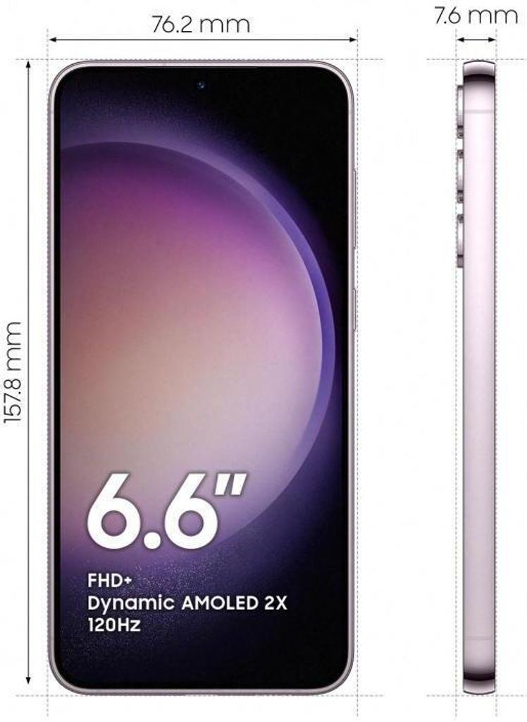 Samsung Galaxy S23+ 5G 8GB/512GB Violett (Lavender) Produktbild 4
