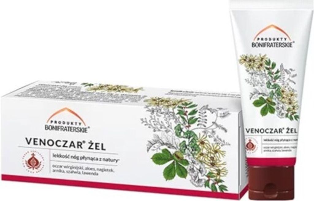 Bonifraterskie Produkte Gel gegen Krampfadern Venoczar 75 ml 75 g