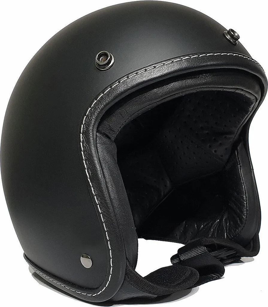 Casque Jet Vintage Bores Bogo 4 Final Edition S pour Scooter et Custom
