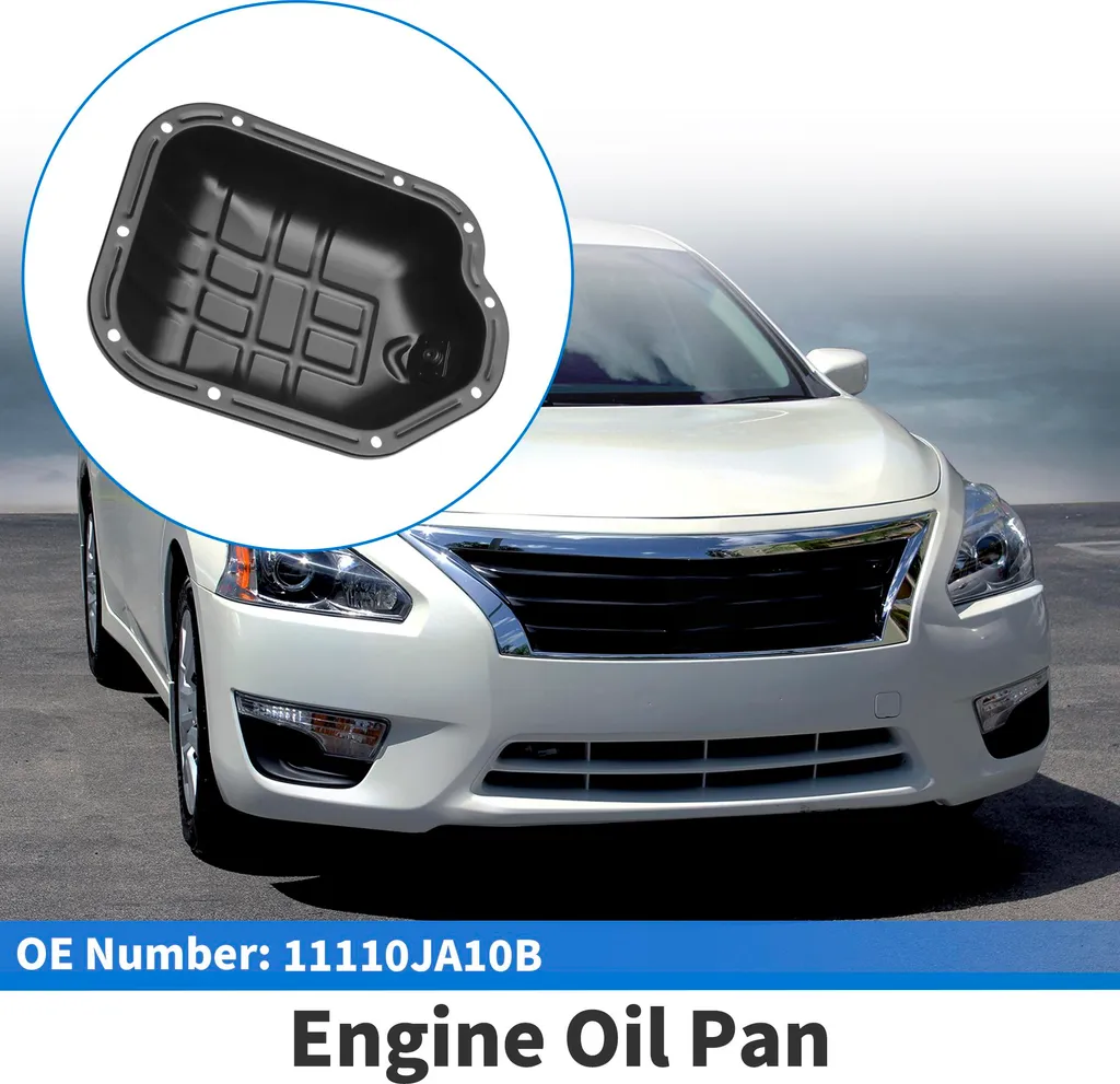 Carter de Transmission et Huile Sump en Fer Noir pour Infiniti I35 V6