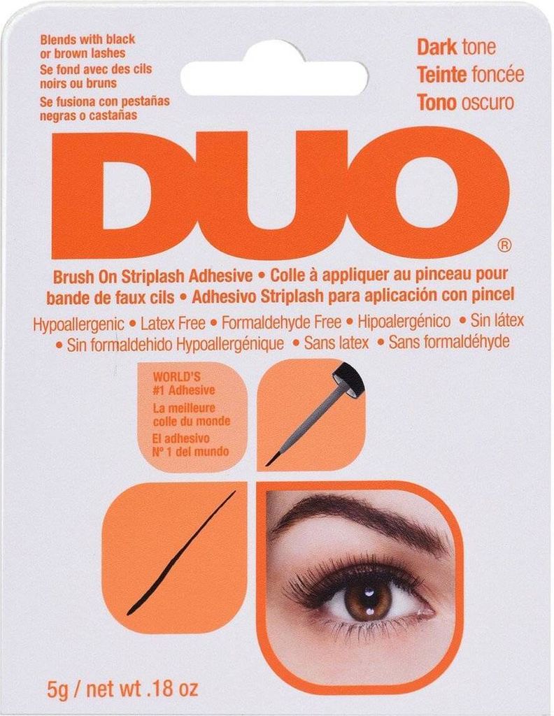 Ardell DUO Brush-On Striplash Adhesive Kleber für Wimpern Dark Tone 5 g