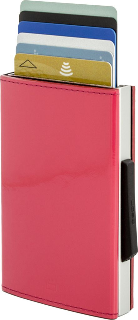 Ögon Cascade Wallet Kartenetui RFID-safe Glossy Raspberry