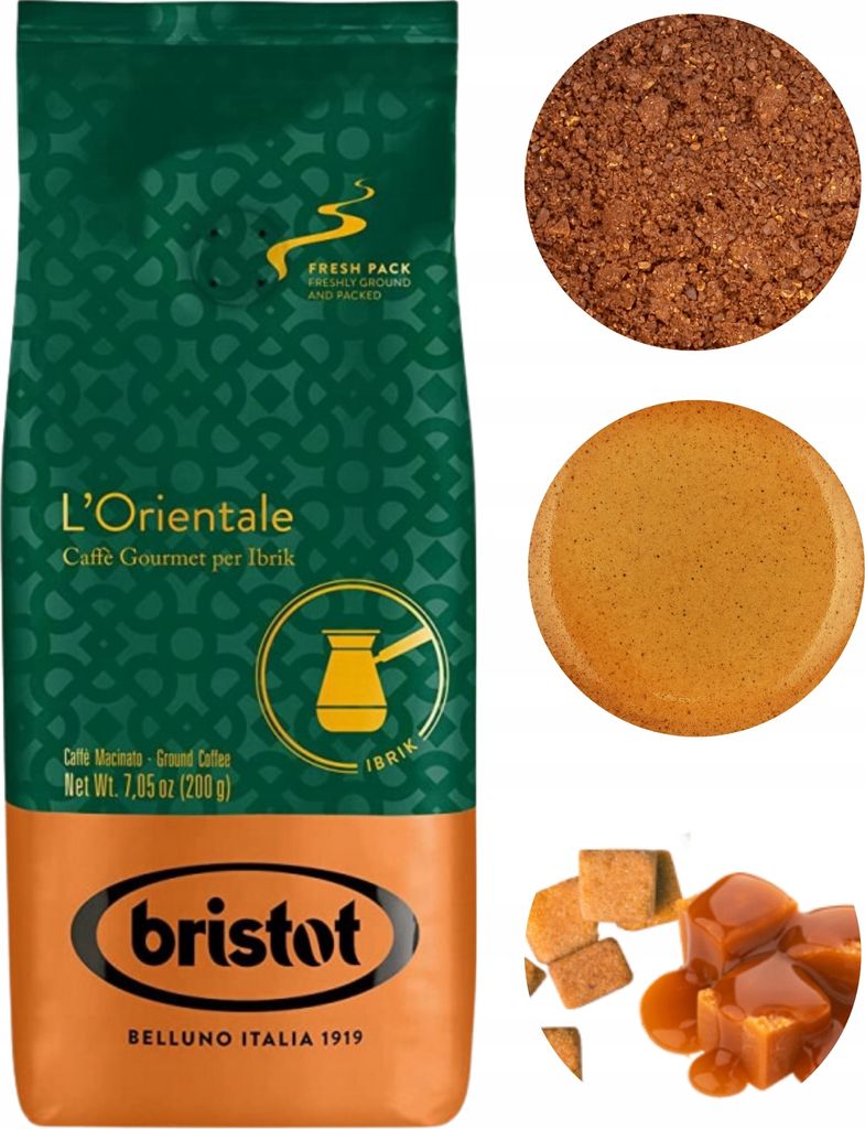 Bristot L'Orientale gemahlener Kaffee 200g