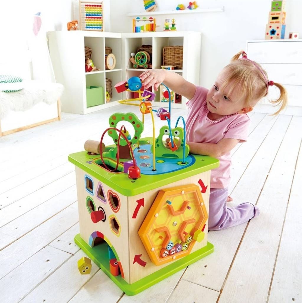 Hape Totally Amazing Motorikwürfel Kleine Tierchen, E1810 Produktbild 49