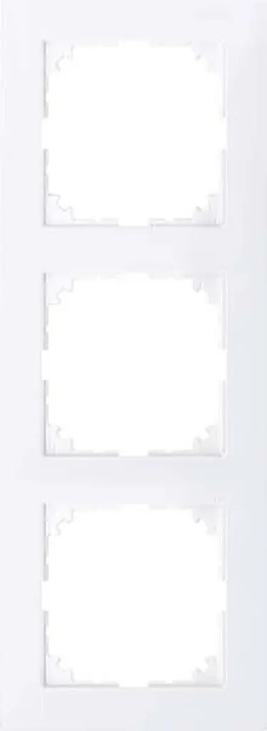 Rénovez vos Interrupteurs avec le Cadre Triple Blanc Merten M-Pure Chic