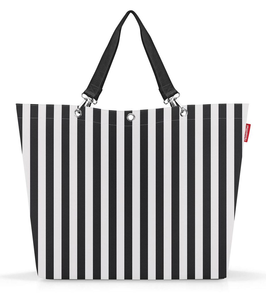 Reisenthel shopper XL, Schwarz, Weiß, Polyester, Produktbild 