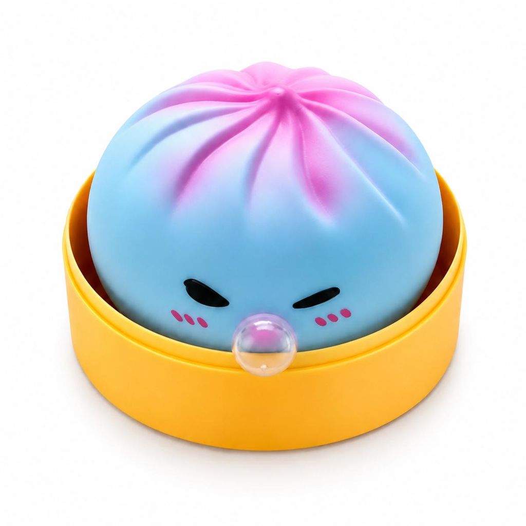 Niedlicher Dumpling-Squishy – mysteriöses Bao-Design, Produktbild 