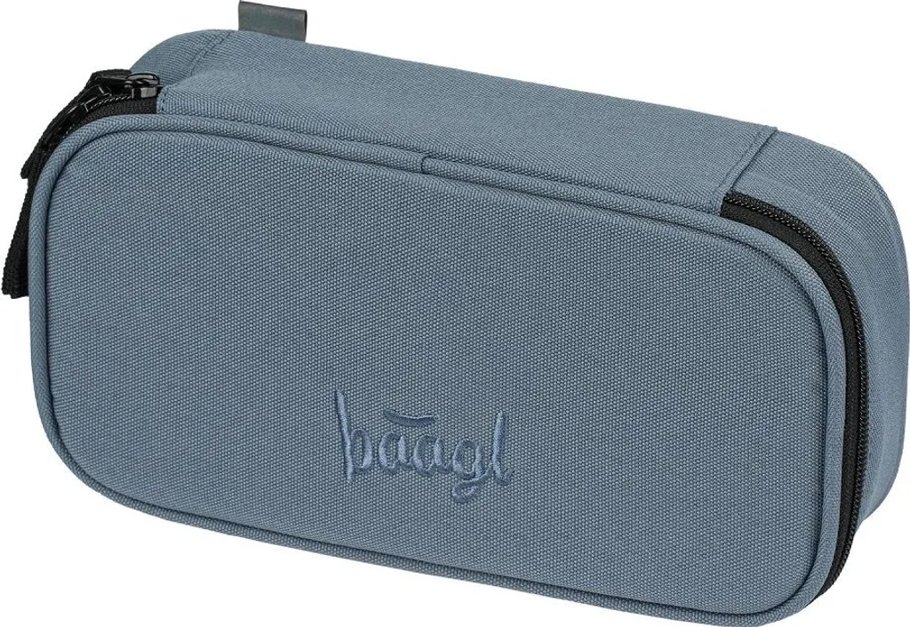 Trousse d'écolier BAAGL Bleu Poussière pour Ranger Stylos et Crayons