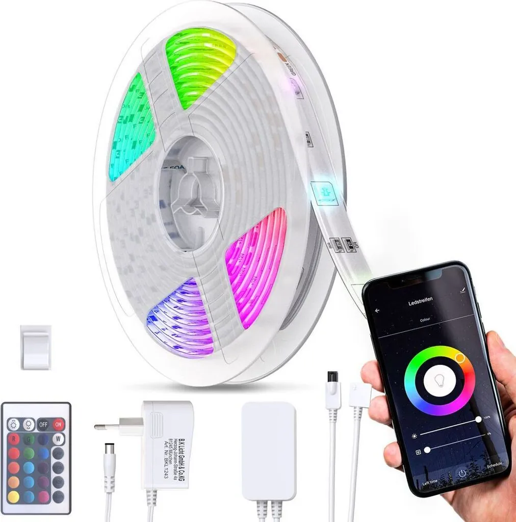 Striscia LED 5m Smart RGB Wi-Fi Silicone IP20 - Alta Qualità