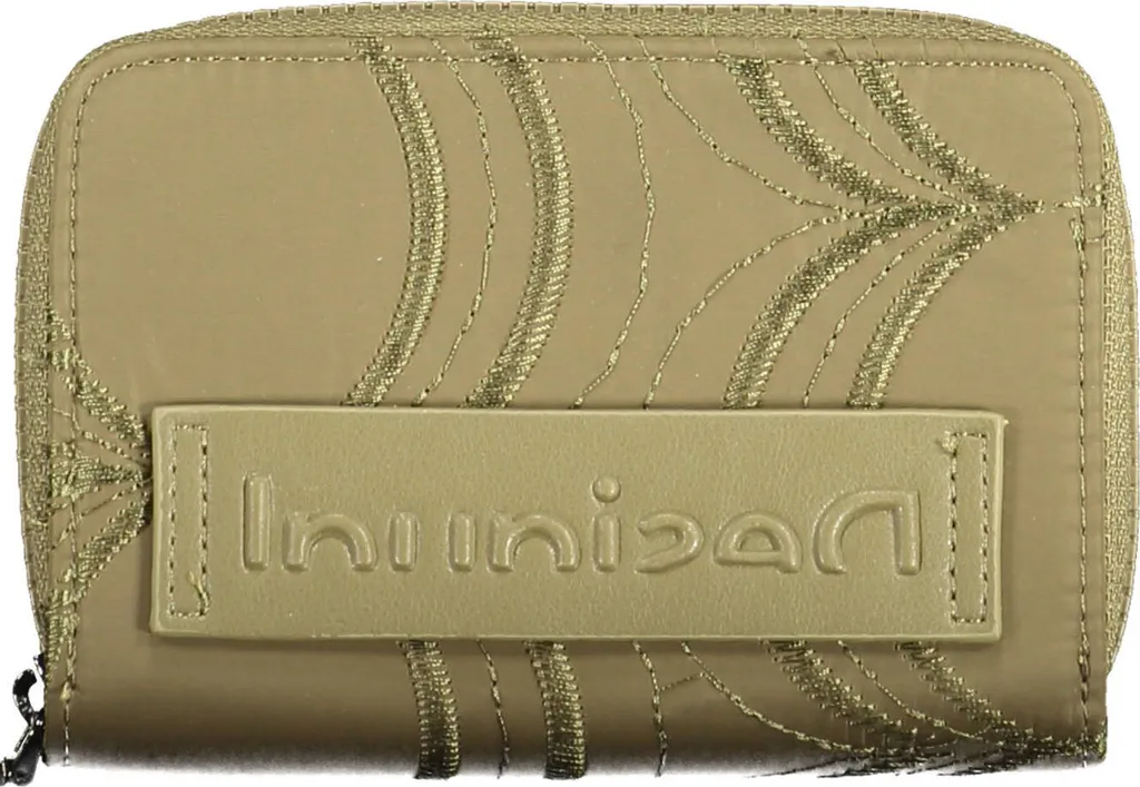 Grand Portefeuille Vert pour Femme Desigual en Fibres Synthétiques