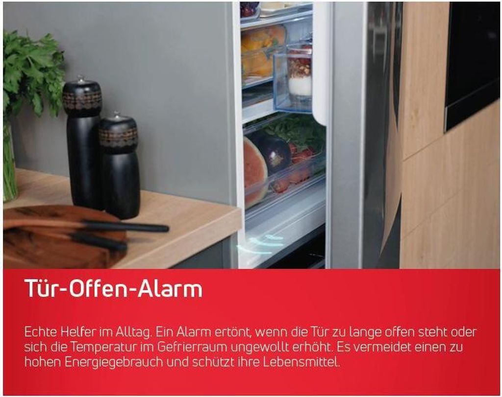 Amica EVKS 357 200 Einbaukühlschrank, 184 cm hoch Produktbild 10