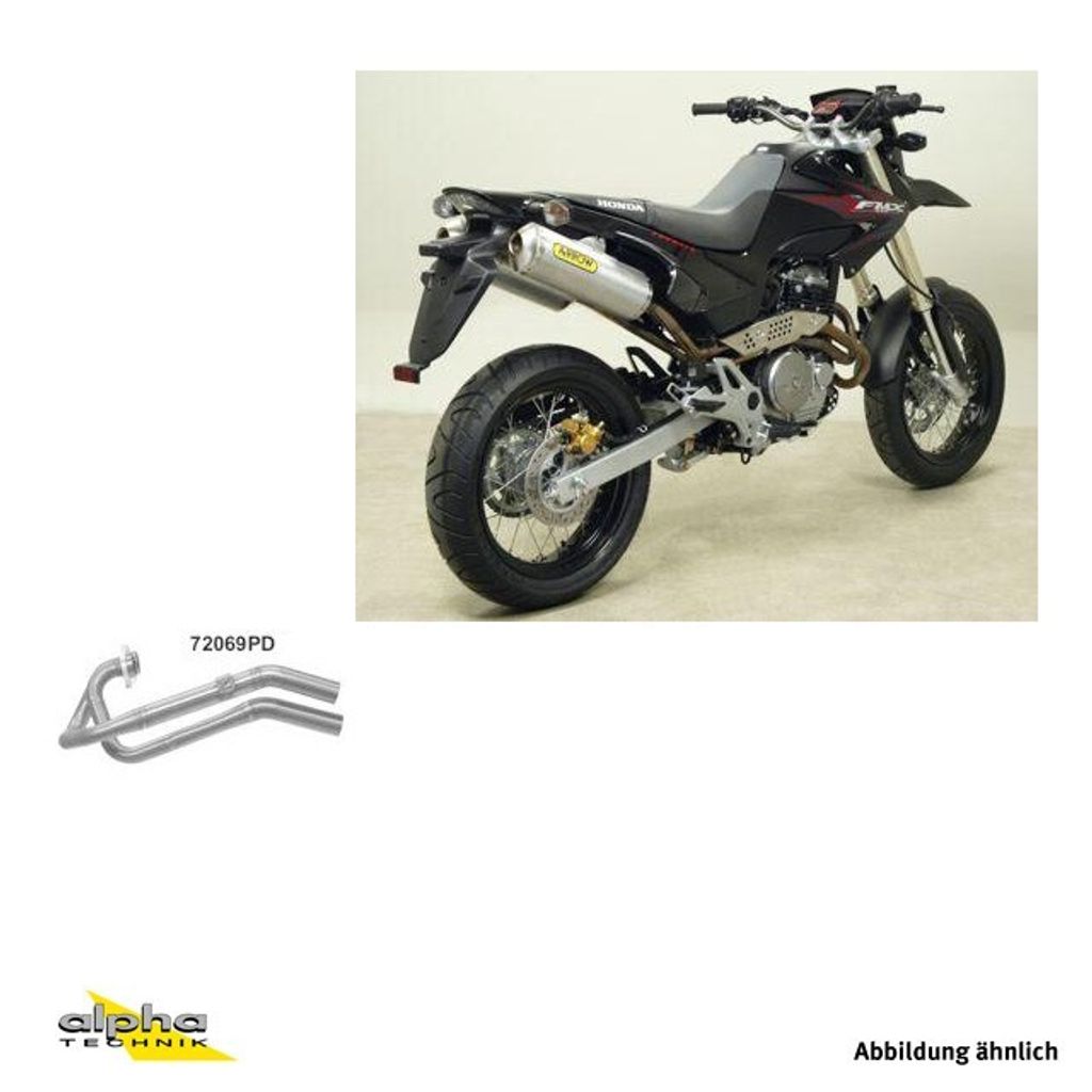 ARROW Krümmer (Edelstahl) für Honda FMX650, Typ RD12, Produktbild 