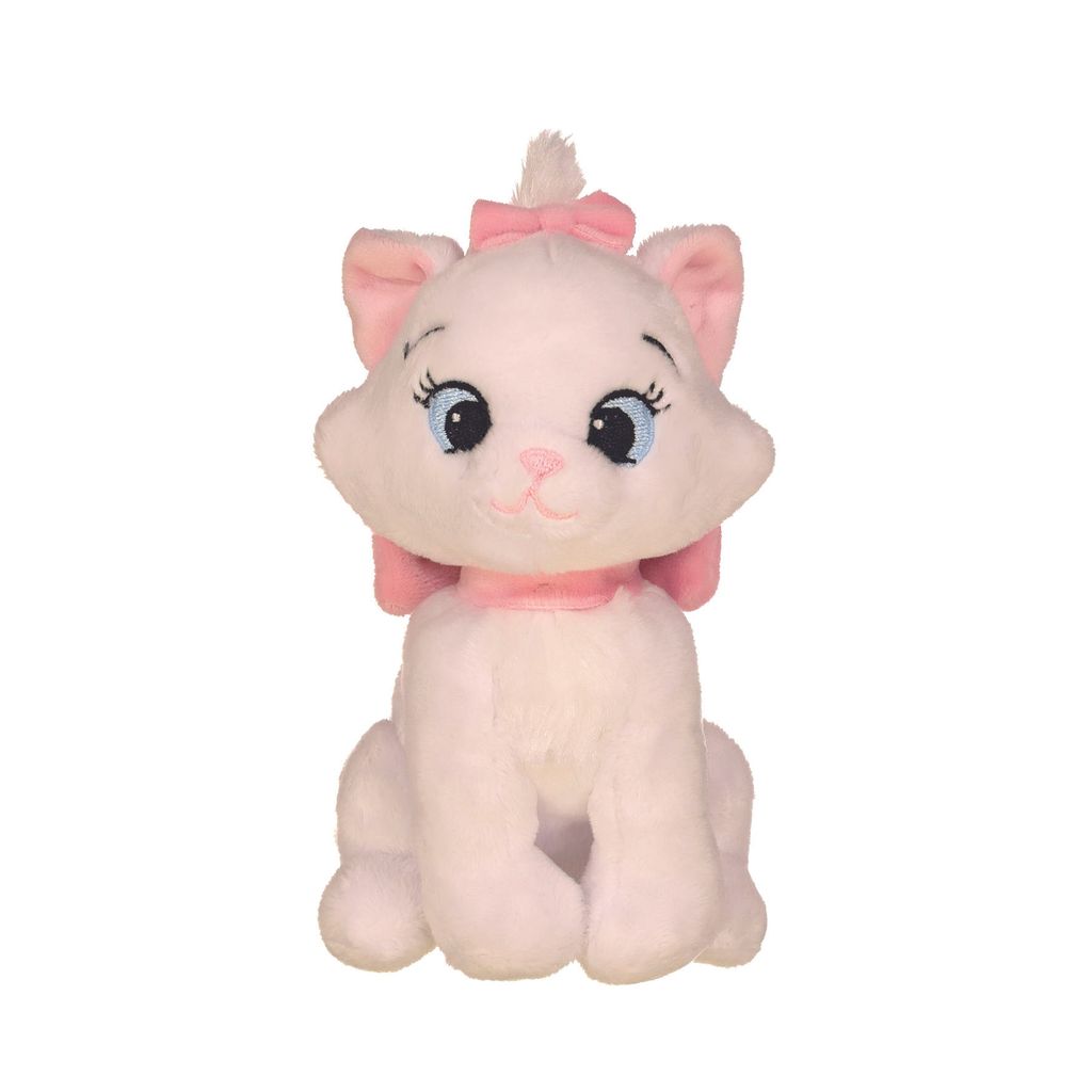 Disney Aristocats Marie Plüschtier 17 cm, rosafarbene weiche Kuschelfigur für Babys
