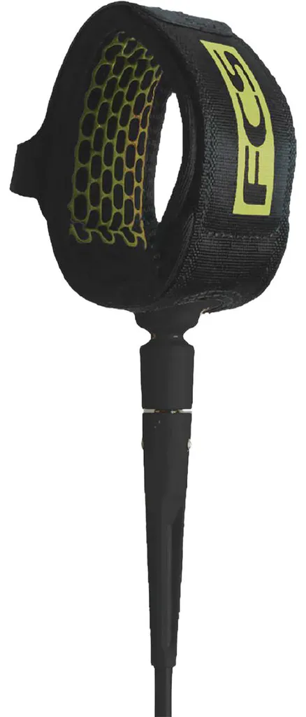 Leash de Surf pour Petites Vagues - FCS 6' Comp Essential Noir Performance