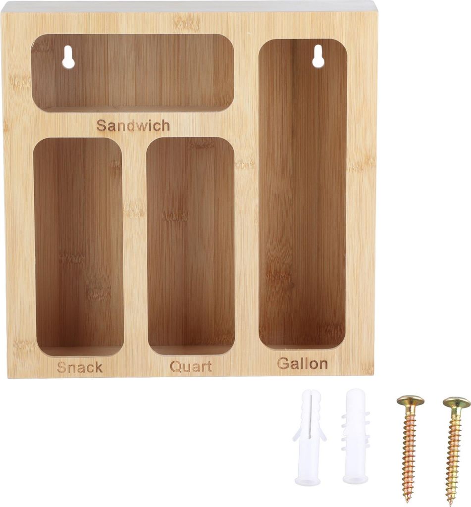 Taschenorganizerbox Ziplock (Holzfarbe)(size:30.5*30.5*7.6cm 1500g deco pack