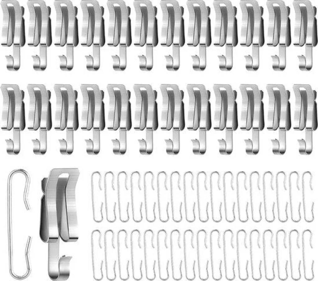 Supports métalliques pour câbles de toiture - Lot de 100 pièces robustes