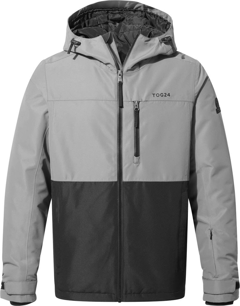 TOG24 - "Whistler" Skijacke für Herren TG540 (S) (Schwarz/Stahlgrau)