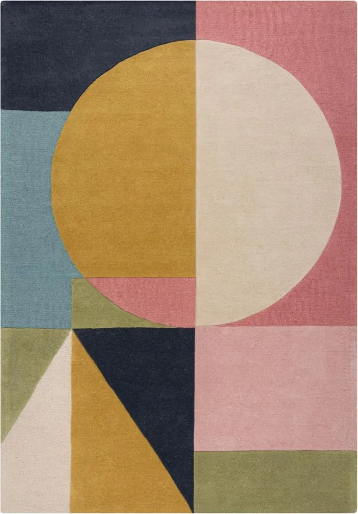Tapis Moderno Esre Bright Multi 120 x 170 cm - Graphisme Coloré Salon