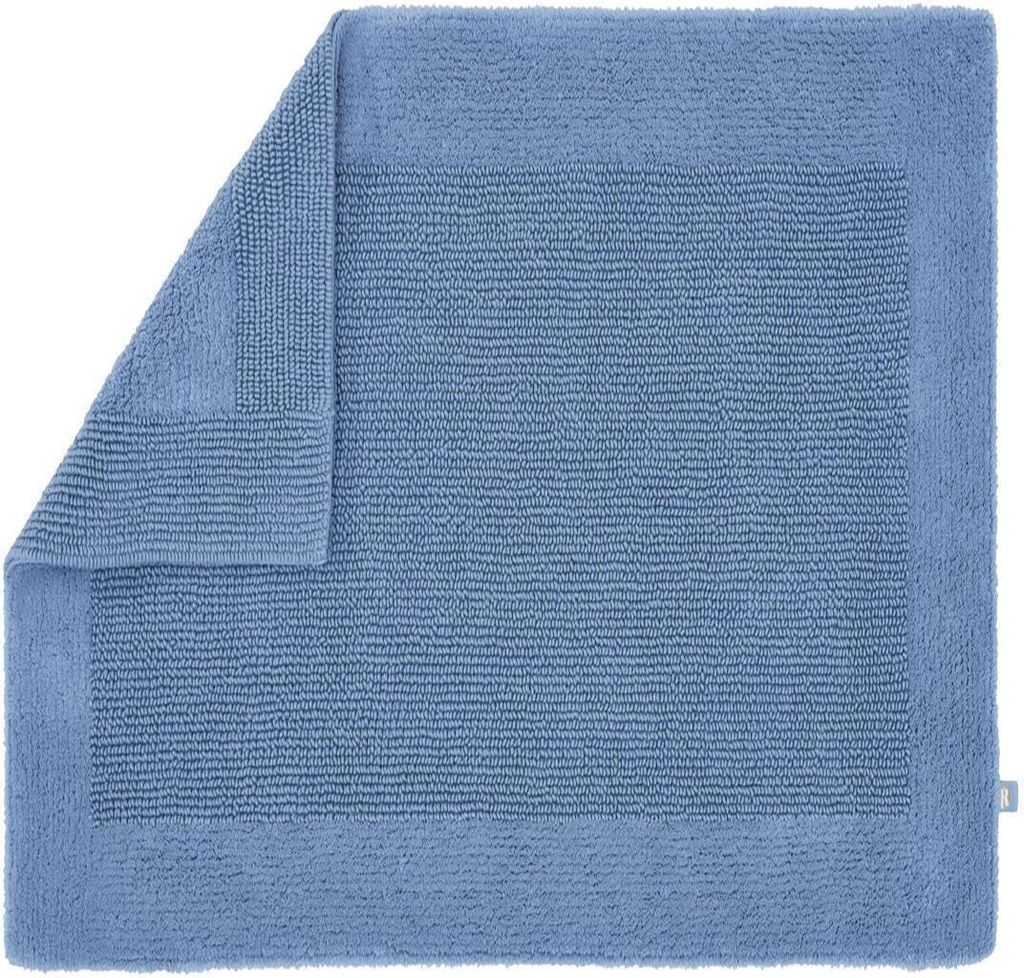 Rhomtuft Badteppich Prestige eckig 60 x 60 cm Farbe aqua