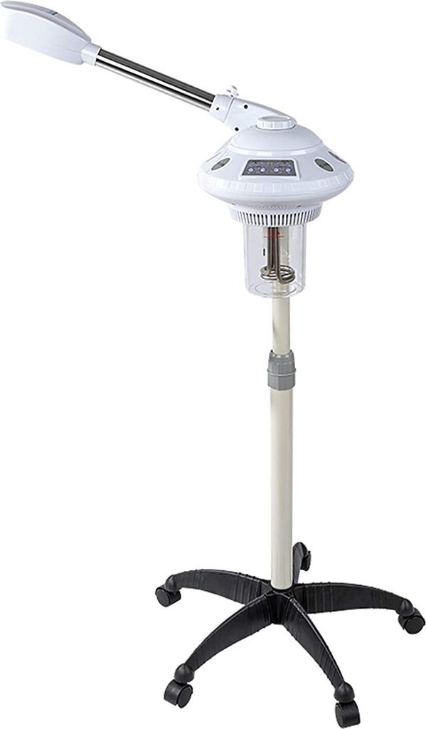 680ML Profi Gesichtsdampfer 750W Warm Ozon Bedampfer Dampfgerät Kosmetikstudio Nebelzeit:121-180Sekunden, EU