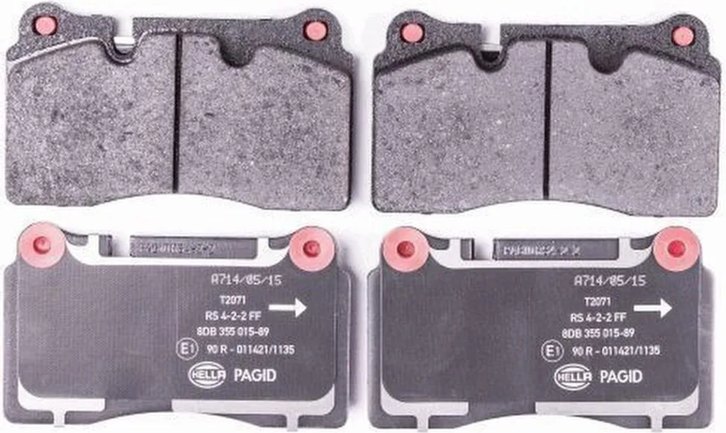 Plaquettes de frein HELLA avec indicateur d'usure 16,6 mm Premium