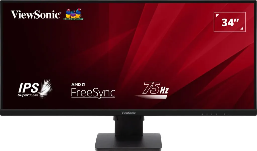 ViewSonic VA3456-MHDJ Moniteur IPS 21:9 WQHD avec Pied Ergonomique