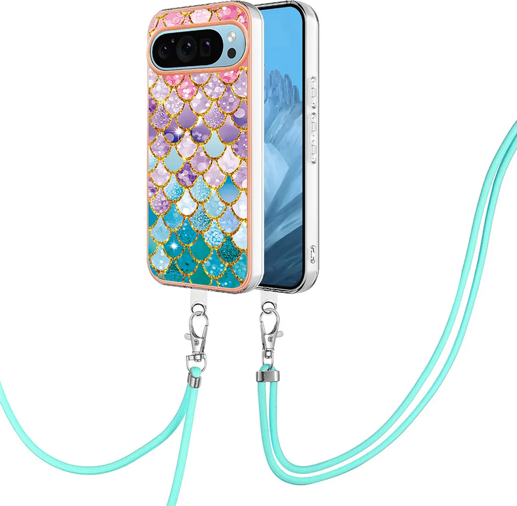 Custodia da Viaggio Pixel 9 Pro con Cordino - Cover TPU Fantasia