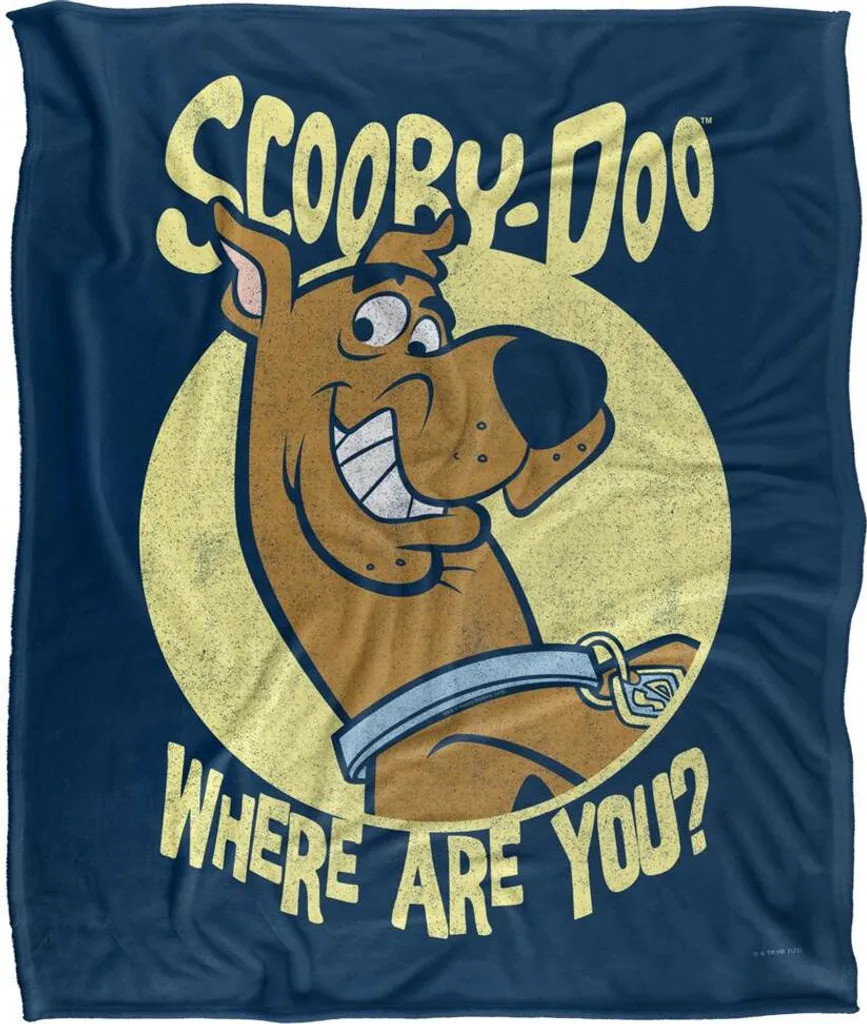 Couverture Scooby Doo Idéale Soirée TV - Plaid Douillet pour Canapé