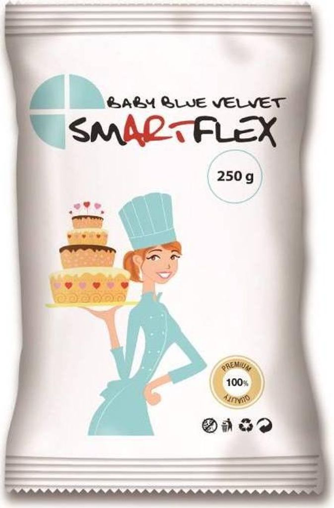 SmartFlex Fondant Baby Blau Velvet 250g