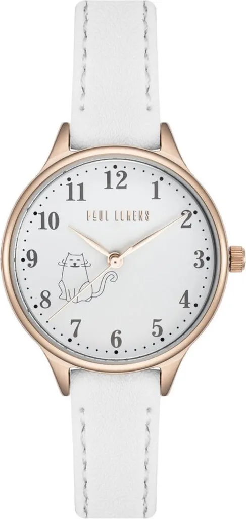 Orologio Donna Professionale Paul Lorens PL12491A3C23 Pelle Bianca
