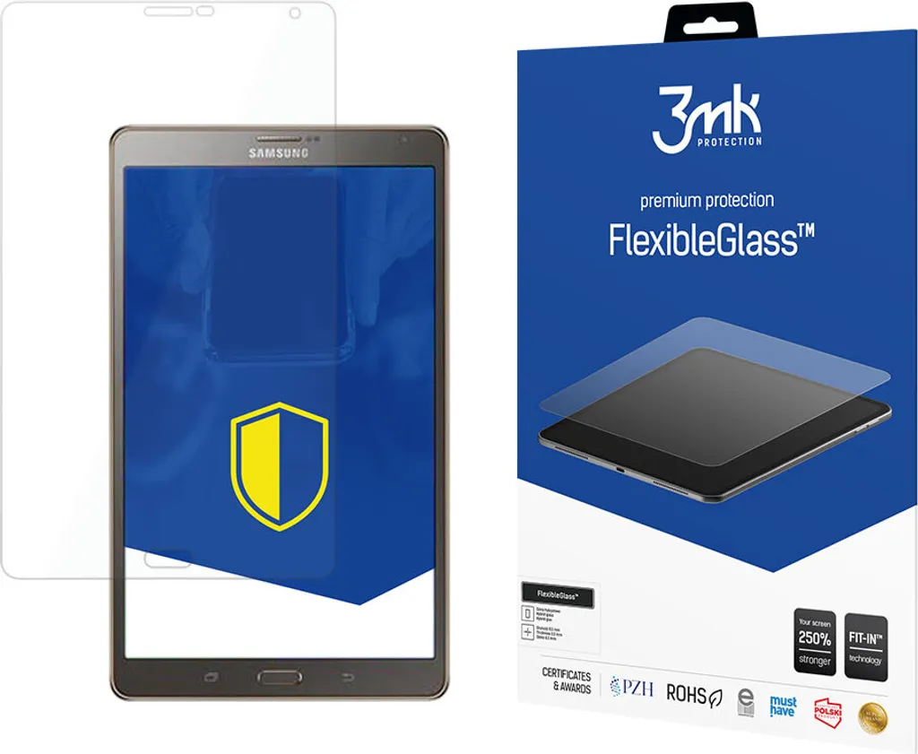 Samsung Galaxy Tab S 8.4 T705 - Fino a 11 3Mk Vetro flessibile