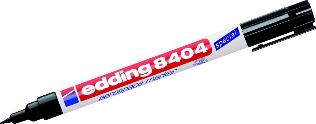 Edding - Filzstift 8404 Raumfahrt rund 0,75mm schwarz | 10 Stück