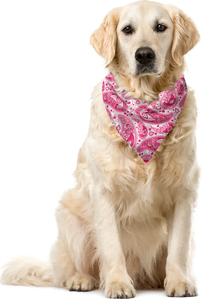 Bandana Cane Lavabile ABAKUHAUS 40x40cm - Design Boho Magenta